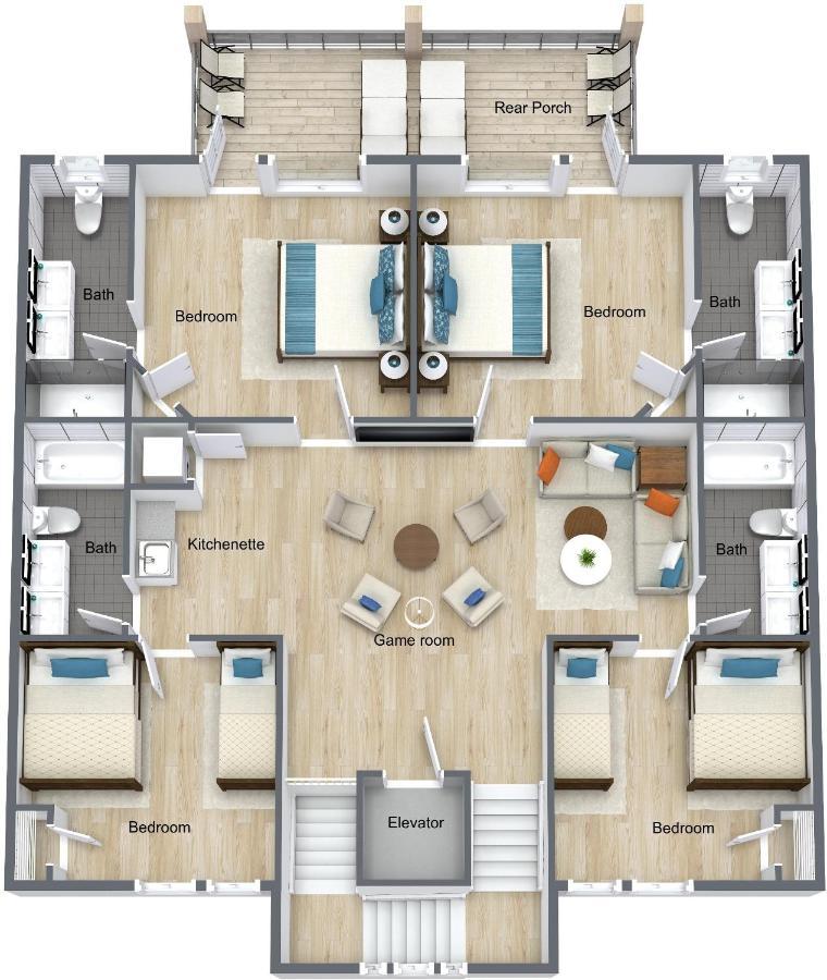 The Pearl Gulf Front W-Prvt Heated Pool, 12 Bdrm -12,5Bath Alvacationrentals Gulf Shores Exterior photo